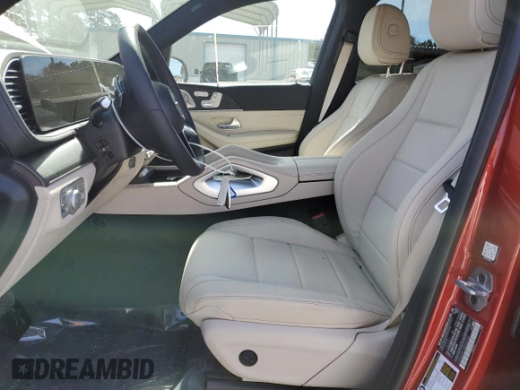 2025 Mercedes-Benz GLE 450 with VIN 4JGFB5KB1SB336260, listed as a Copart auction lot 48842765 with 11 mi miles and Salvage title. Bid and sale history available at DreamBid. Image 7.