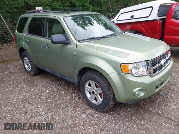 2008 Ford Escape Hybrid with VIN 1FMCU59H88KC30923, listed as a IAAI auction lot 42440706 with 98,635 mi miles and . Bid and sale history available at DreamBid. Image 1.