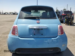 2015 FIAT 500e with VIN 3C3CFFGEXFT732572, listed as a Copart auction lot 56031635 with 65,073 mi miles and Clean title. Bid and sale history available at DreamBid. Image 6.