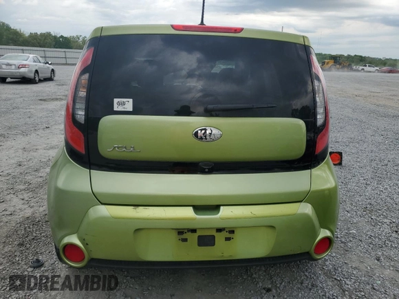 2014 Kia Soul + with VIN KNDJX3A52E7714660, listed as a Copart auction lot 53285675 with 115,045 mi miles and Salvage Title. Bid and sale history available at DreamBid. Image 6.