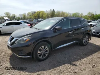 2018 Nissan Murano SV with VIN 5N1AZ2MG2JN116474, listed as a Copart auction lot 54519435 with 70,062 mi miles and Salvage Title. Bid and sale history available at carsss.com. Image 1.