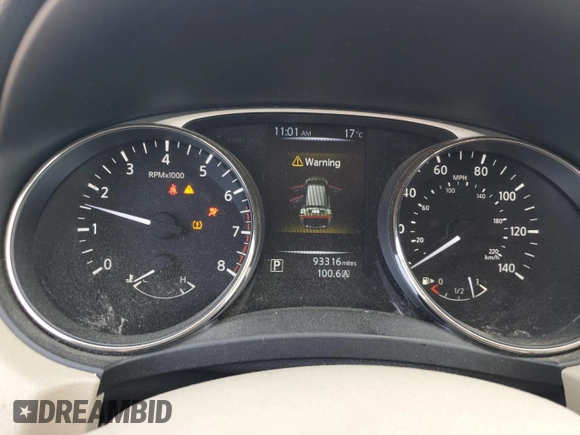 2015 Nissan Rogue SV with VIN KNMAT2MV2FP578307, listed as a Copart auction lot 51224225 with 93,316 mi miles and Salvage Title. Bid and sale history available at carsss.com. Image 9.