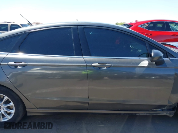 2017 Ford Fusion S with VIN 3FA6P0G70HR408265, listed as a IAAI auction lot 41978119 with 136,796 mi miles. Bid and sale history available at carsss.com. Image 14.