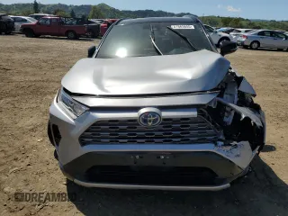 2021 Toyota RAV4 Hybrid XSE with VIN 2T3E6RFVXMW025145, listed as a Copart auction lot 51865655 with 201,591 mi miles and Salvage Title. Bid and sale history available at carsss.com. Image 5.