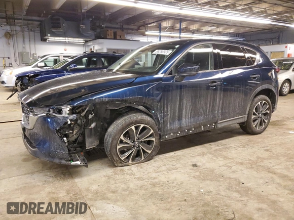 2023 Mazda CX-5 2.5 S Premium Plus Package with VIN JM3KFBEM2P0187161, listed as a Copart auction lot 88290935 with 25,961 mi miles and Salvage Title. Bid and sale history available at carsss.com. Image 1.
