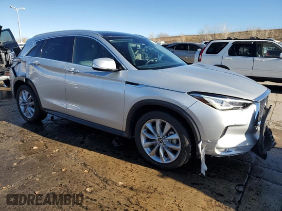 2021 Infiniti QX50 Luxe z VIN 3PCAJ5BB9MF123817, wystawiony jako Copart lot #81166514 z przebiegiem 57 049 mil mil oraz Szkoda całkowita • Salvage title. Historia ofert i sprzedaży dostępna na DreamBid. Obrazek 4.