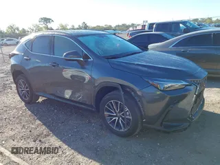 2024 Lexus NX with VIN JTJGDCAZXR5020805, listed as a IAAI auction lot 41828608 with 10,769 mi miles. Bid and sale history available at carsss.com. Image 1.