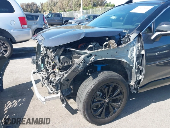 2023 Toyota RAV4 Hybrid XSE with VIN 4T3E6RFV6PU120175, listed as a IAAI auction lot 42499631 with 27,452 mi miles and . Bid and sale history available at DreamBid. Image 6.