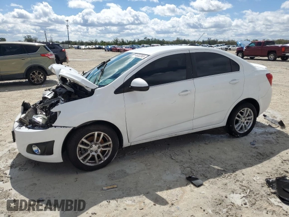 2016 Chevrolet Sonic LT with VIN 1G1JC5SH3G4178427, listed as a Copart auction lot 46332365 with Not provided miles and Salvage title. Bid and sale history available at DreamBid. Image 1.