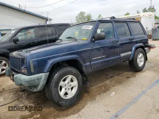 2001 Jeep Cherokee Sport z VIN 1J4FF48S51L533221, wystawiony jako Copart lot #55689445 z przebiegiem 220 740 mil mil oraz Szkoda całkowita • Salvage title. Historia ofert i sprzedaży dostępna na DreamBid. Obrazek 1.