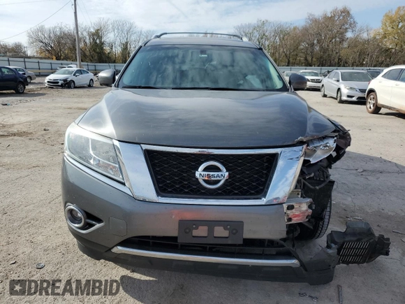 2016 Nissan Pathfinder Platinum with VIN 5N1AR2MN7GC663713, listed as a Copart auction lot 82332604 with 106,934 mi miles and Salvage Title. Bid and sale history available at carsss.com. Image 5.