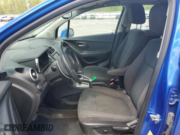 2016 Chevrolet Trax LS z VIN KL7CJNSB5GB560372, wystawiony jako Copart lot #57036625 z przebiegiem 101 387 mil mil oraz Szkoda całkowita • Salvage title. Historia ofert i sprzedaży dostępna na DreamBid. Obrazek 7.