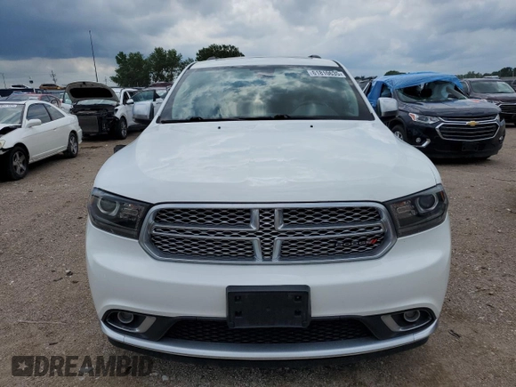 2017 Dodge Durango Citadel with VIN 1C4RDJEGXHC659835, listed as a Copart auction lot 61810635 with 108,538 mi miles and Salvage title. Bid and sale history available at DreamBid. Image 5.