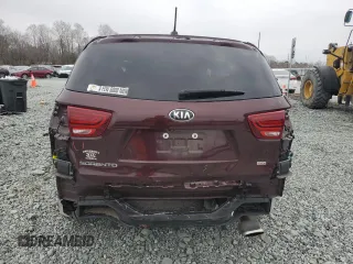 2019 Kia Sorento LX with VIN 5XYPG4A36KG444345, listed as a Copart auction lot 48313225 with 54,860 mi miles and Salvage Title. Bid and sale history available at carsss.com. Image 6.