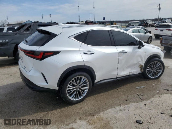 2025 Lexus NX 350h Premium z VIN 2T2GKCEZ1SC048421, wystawiony jako Copart lot #47616515 z przebiegiem 1 323 mil mil oraz Szkoda całkowita • Salvage title. Historia ofert i sprzedaży dostępna na DreamBid. Obrazek 3.