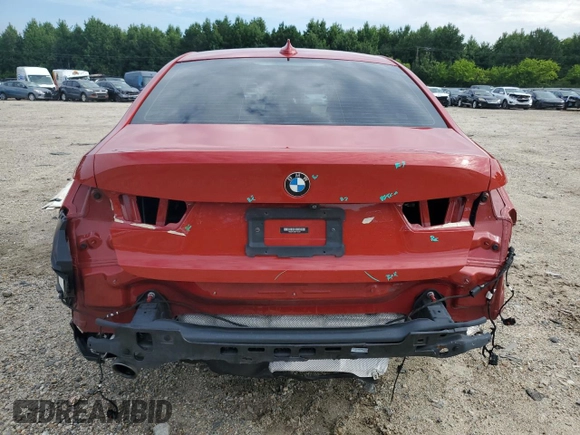 2020 BMW 3 Series 330i with VIN WBA5R1C09LFH84841, listed as a Copart auction lot 63381524 with 88,325 mi miles and Salvage Title. Bid and sale history available at carsss.com. Image 6.