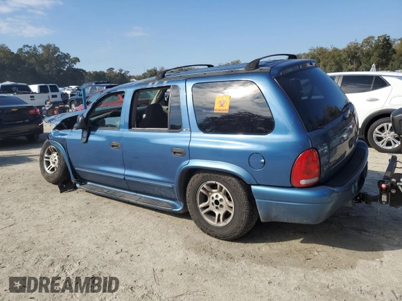2002 Dodge Durango с VIN 1B4HR48N72F105759, выставлен на аукционе Copart как лот 47058045 с пробегом Не указан миль и Списание • Salvage title. История ставок и продаж доступна на DreamBid. Изображение 2.
