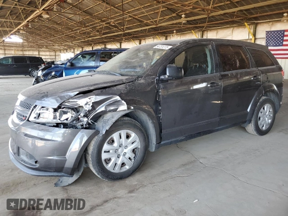 2014 Dodge Journey American Value with VIN 3C4PDCAB2ET301688, listed as a Copart auction lot 54731275 with 108,064 mi miles and Salvage Title. Bid and sale history available at DreamBid. Image 1.