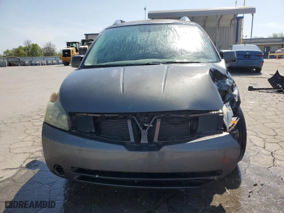 2009 Nissan Quest SL with VIN 5N1BV28U49N103415, listed as a Copart auction lot 52904815 with 180,672 mi miles and Salvage Title. Bid and sale history available at carsss.com. Image 5.