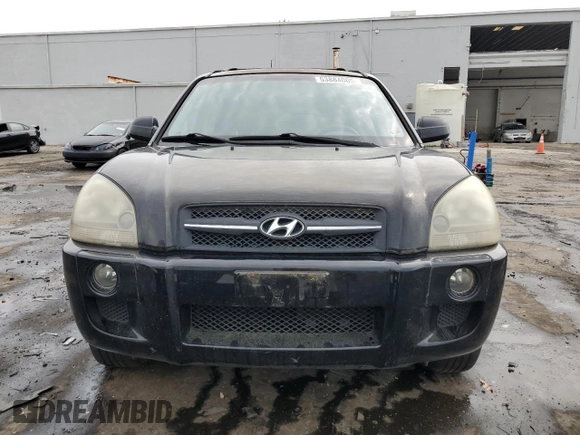 2006 Hyundai Tucson GLS with VIN KM8JN72D36U450513, listed as a Copart auction lot 53884005 with 158,841 mi miles and Clean Title. Bid and sale history available at carsss.com. Image 5.