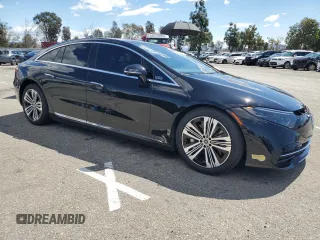 2022 Mercedes-Benz EQS with VIN W1KCG2DB1NA014402, listed as a Copart auction lot 48936474 with 20,081 mi miles and Salvage Title. Bid and sale history available at carsss.com. Image 4.