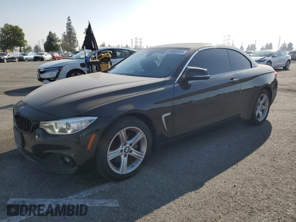 2015 BMW 4 Series 428i with VIN WBA3V7C53F5A24500, listed as a Copart auction lot 81058994 with 97,205 mi miles and Salvage Title. Bid and sale history available at carsss.com. Image 1.