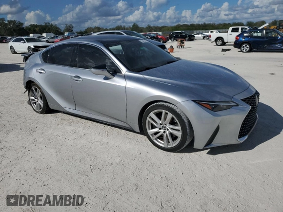 2022 Lexus IS with VIN JTHAA1D25N5120551, listed as a Copart auction lot 88693305 with 30,702 mi miles and Non Repairable. Bid and sale history available at carsss.com. Image 4.