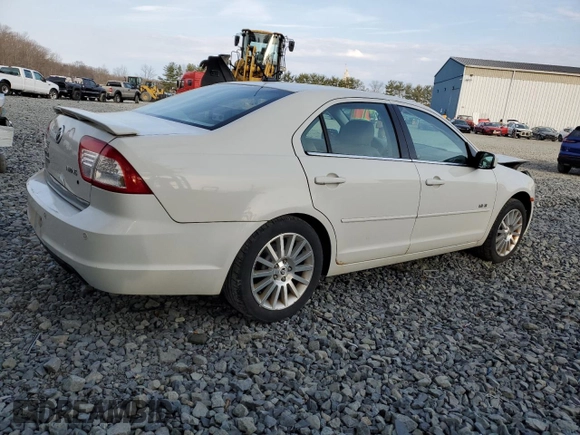 2008 Mercury Milan Premier with VIN 3MEHM02118R611209, listed as a Copart auction lot 48666495 with 108,798 mi miles and Salvage Title. Bid and sale history available at carsss.com. Image 3.