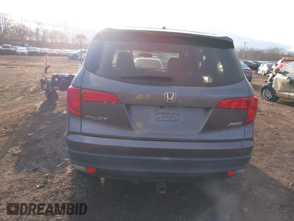 2016 Honda Pilot EX-L with VIN 5FNYF6H75GB053780, listed as a IAAI auction lot 41340590 with 203,190 mi miles. Bid and sale history available at carsss.com. Image 16.