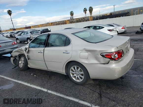 2003 Lexus ES 300 with VIN JTHBF30G730098078, listed as a Copart auction lot 42495675 with 71,147 mi miles and Salvage Title. Bid and sale history available at carsss.com. Image 2.