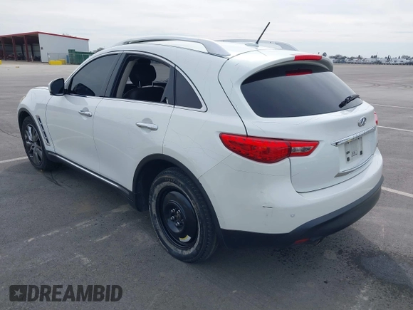 2012 Infiniti FX with VIN JN8AS1MUXCM122268, listed as a IAAI auction lot 41696622 with 158,335 mi miles and . Bid and sale history available at DreamBid. Image 3.