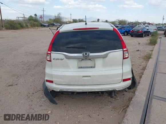 2015 Honda CR-V LX with VIN 5J6RM3H3XFL023217, listed as a IAAI auction lot 41950339 with Not Provided miles and . Bid and sale history available at carsss.com. Image 16.