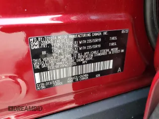 2023 Toyota RAV4 XLE Premium with VIN 2T3C1RFV9PW272005, listed as a Copart auction lot 55822275 with 20,546 mi miles and Non repairable. Bid and sale history available at DreamBid. Image 14.