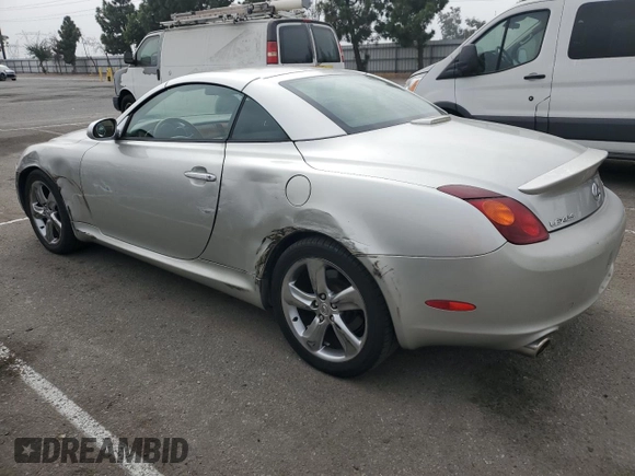 2003 Lexus SC with VIN JTHFN48Y030043608, listed as a Copart auction lot 76391144 with 245,943 mi miles and Salvage Title. Bid and sale history available at carsss.com. Image 2.