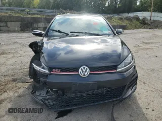 2019 Volkswagen Golf GTI S with VIN 3VW5T7AU0KM011651, listed as a Copart auction lot 70188304 with 0 mi miles and Salvage Title. Bid and sale history available at carsss.com. Image 5.
