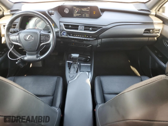 2019 Lexus UX 250h with VIN JTHU9JBH1K2004628, listed as a Copart auction lot 56522165 with 103,168 mi miles and Salvage title. Bid and sale history available at DreamBid. Image 8.