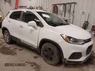 2018 Chevrolet Trax LT with VIN KL7CJLSBXJB658373, listed as a IAAI auction lot 41503217 with 83,113 mi miles. Bid and sale history available at carsss.com. Image 1.