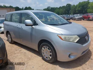2014 Nissan Quest SV with VIN JN8AE2KP8E9103492, listed as a IAAI auction lot 42595670 with 102,806 mi miles and . Bid and sale history available at DreamBid. Image 1.