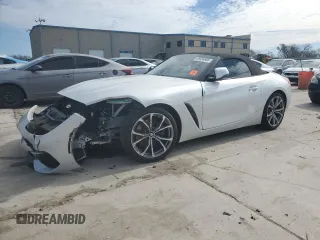 2019 BMW Z4 sDrive30i z VIN WBAHF3C58KWW35653, wystawiony jako Copart lot #45536365 z przebiegiem 45 360 mil mil oraz Szkoda całkowita • Salvage title. Historia ofert i sprzedaży dostępna na DreamBid. Obrazek 1.
