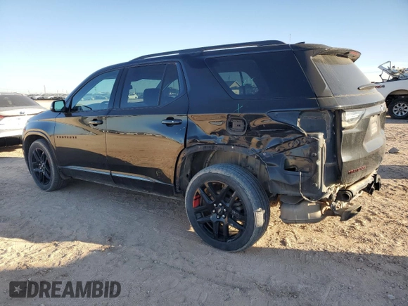 2018 Chevrolet Traverse Premier with VIN 1GNEVJKW2JJ253743, listed as a Copart auction lot 82779724 with 161,083 mi miles and Salvage Title. Bid and sale history available at carsss.com. Image 2.