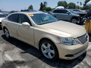 2007 Lexus LS 460 L with VIN JTHGL46F975017318, listed as a Copart auction lot 63524605 with 141,630 mi miles and Salvage title. Bid and sale history available at DreamBid. Image 4.
