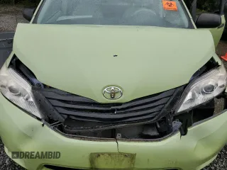 2014 Toyota Sienna L with VIN 5TDZK3DC8ES479523, listed as a Copart auction lot 57625515 with 45,373 mi miles and Salvage title. Bid and sale history available at DreamBid. Image 12.