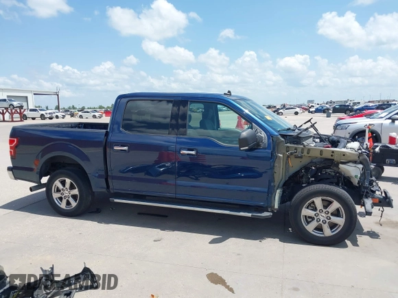 2019 Ford F-150 XL with VIN 1FTEW1C47KKE35050, listed as a IAAI auction lot 42684676 with 123,217 mi miles and . Bid and sale history available at DreamBid. Image 14.