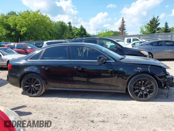 2014 Audi A4 Premium Plus with VIN WAUFFAFL8EA009723, listed as a IAAI auction lot 42651671 with 182,280 mi miles and . Bid and sale history available at DreamBid. Image 13.