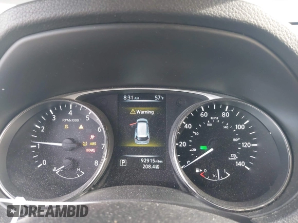 2015 Nissan Rogue SV with VIN KNMAT2MT8FP579542, listed as a IAAI auction lot 41909706 with 92,915 mi miles and . Bid and sale history available at carsss.com. Image 7.