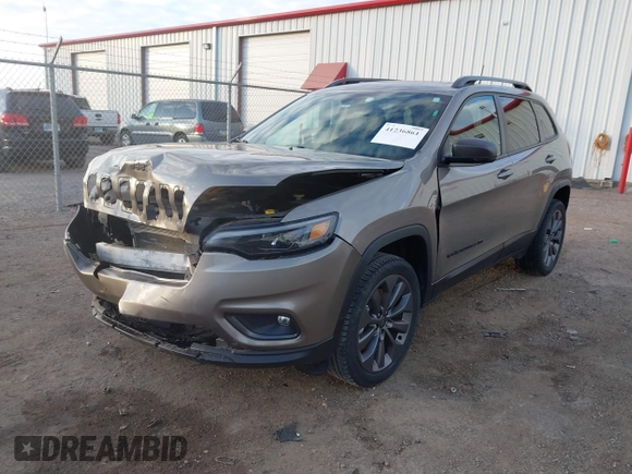 2021 Jeep Cherokee Latitude Lux with VIN 1C4PJMMX6MD182960, listed as a IAAI auction lot 41236861 with 49,679 mi miles and . Bid and sale history available at carsss.com. Image 2.