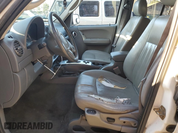 2006 Jeep Liberty Limited with VIN 1J4GL58K26W141211, listed as a Copart auction lot 52810035 with 192,000 mi miles and Non repairable. Bid and sale history available at DreamBid. Image 7.