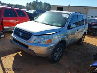 2003 Honda Pilot EX with VIN 2HKYF18603H591082, listed as a IAAI auction lot 41189213 with 355,163 mi miles. Bid and sale history available at carsss.com. Image 16.