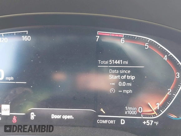 2021 BMW X3 xDrive30i with VIN 5UXTY5C08M9G21116, listed as a IAAI auction lot 41834586 with 51,441 mi miles and . Bid and sale history available at DreamBid. Image 15.