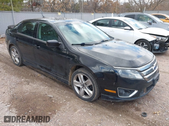 2012 Ford Fusion SPORT with VIN 3FAHP0KC9CR167621, listed as a IAAI auction lot 41872962 with 178,606 mi miles. Bid and sale history available at carsss.com. Image 1.